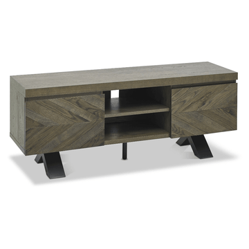 Bentley Designs Ellipse Fumed Oak Entertainment Unit